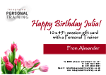 Birthday voucher